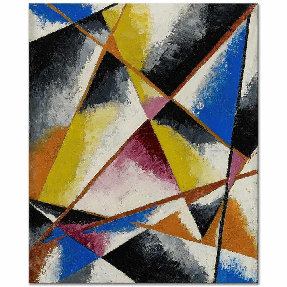 Lyubov Popova İsimsiz Kompozisyonlar Kanvas Tablo