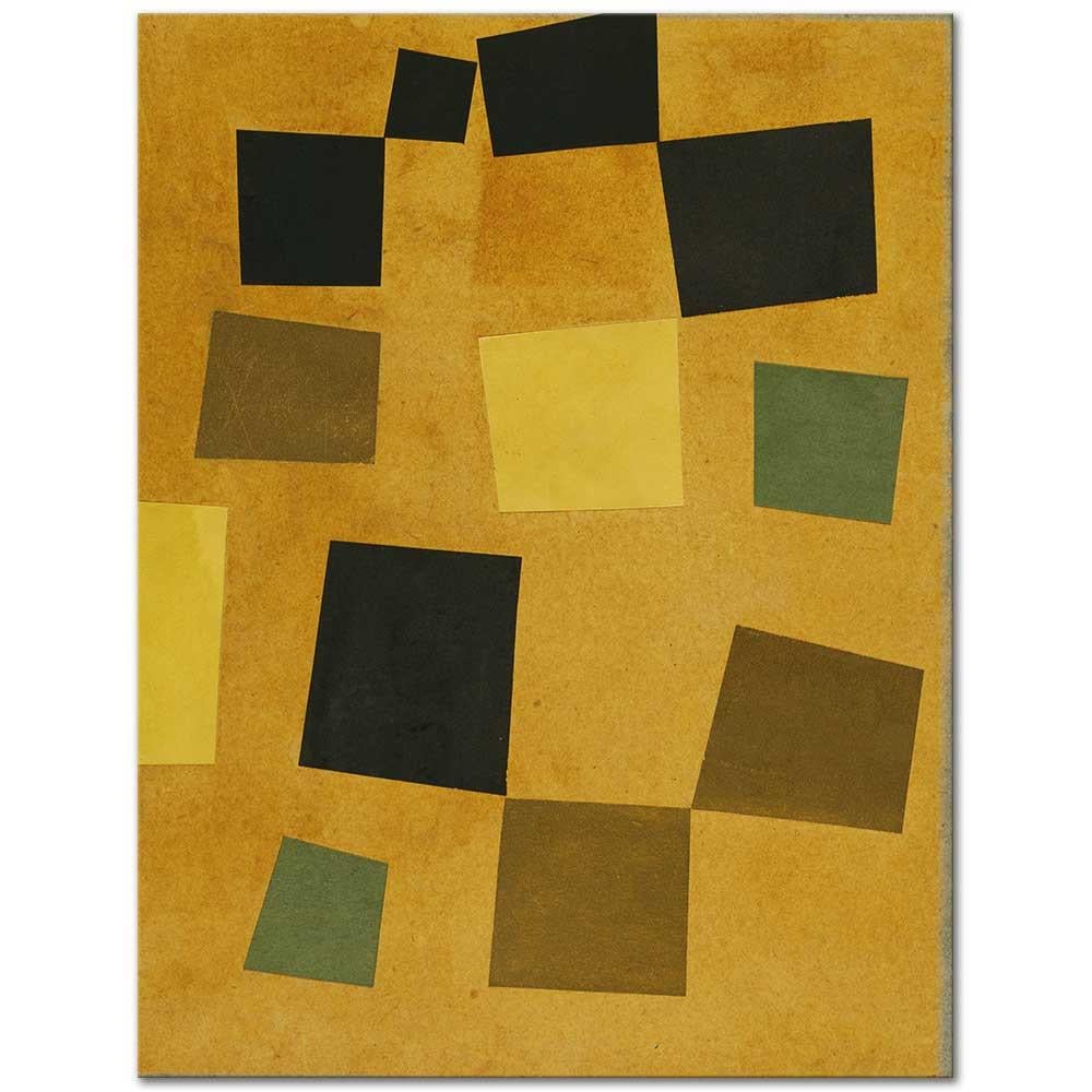 Jean Arp İsimsiz Geometri Kanvas Tablo