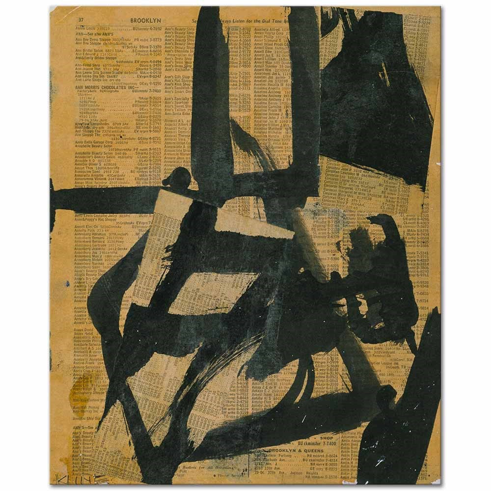 Franz Kline İsimsiz II Kanvas Tablo
