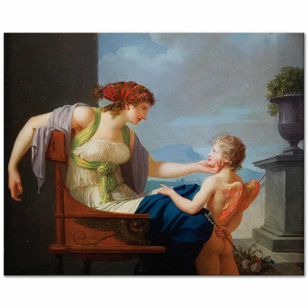 Jean-Baptiste Regnault Venus ve Cupid Kanvas Tablo