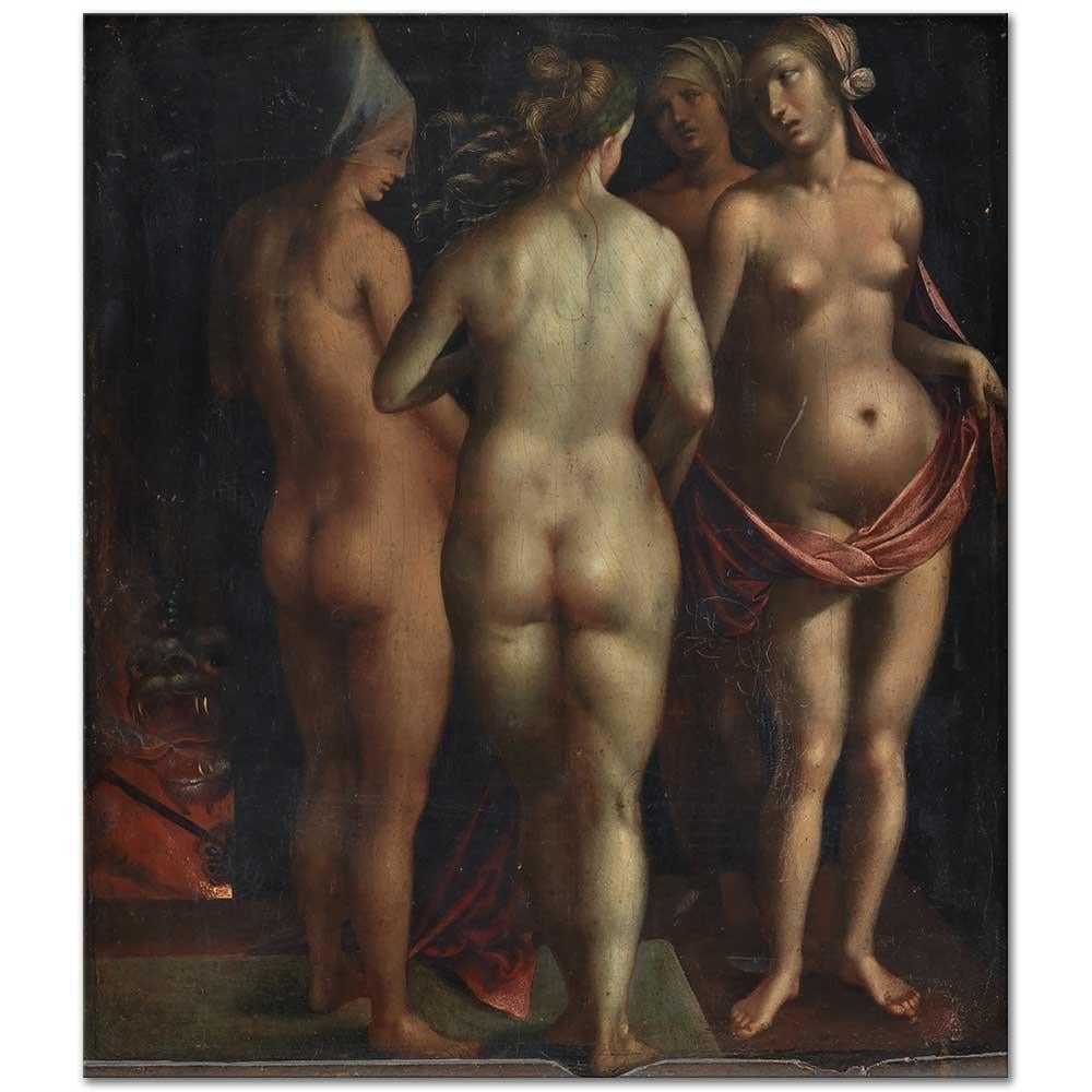 Albrecht Dürer Venüs ve Üç Güzeller Kanvas Tablo