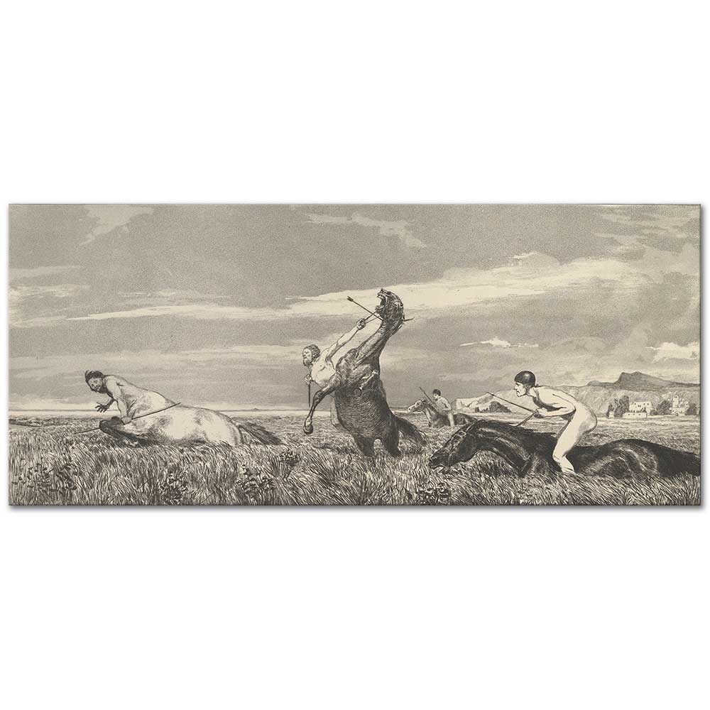 Max Klinger Kovalanan Centaur Kanvas Tablo