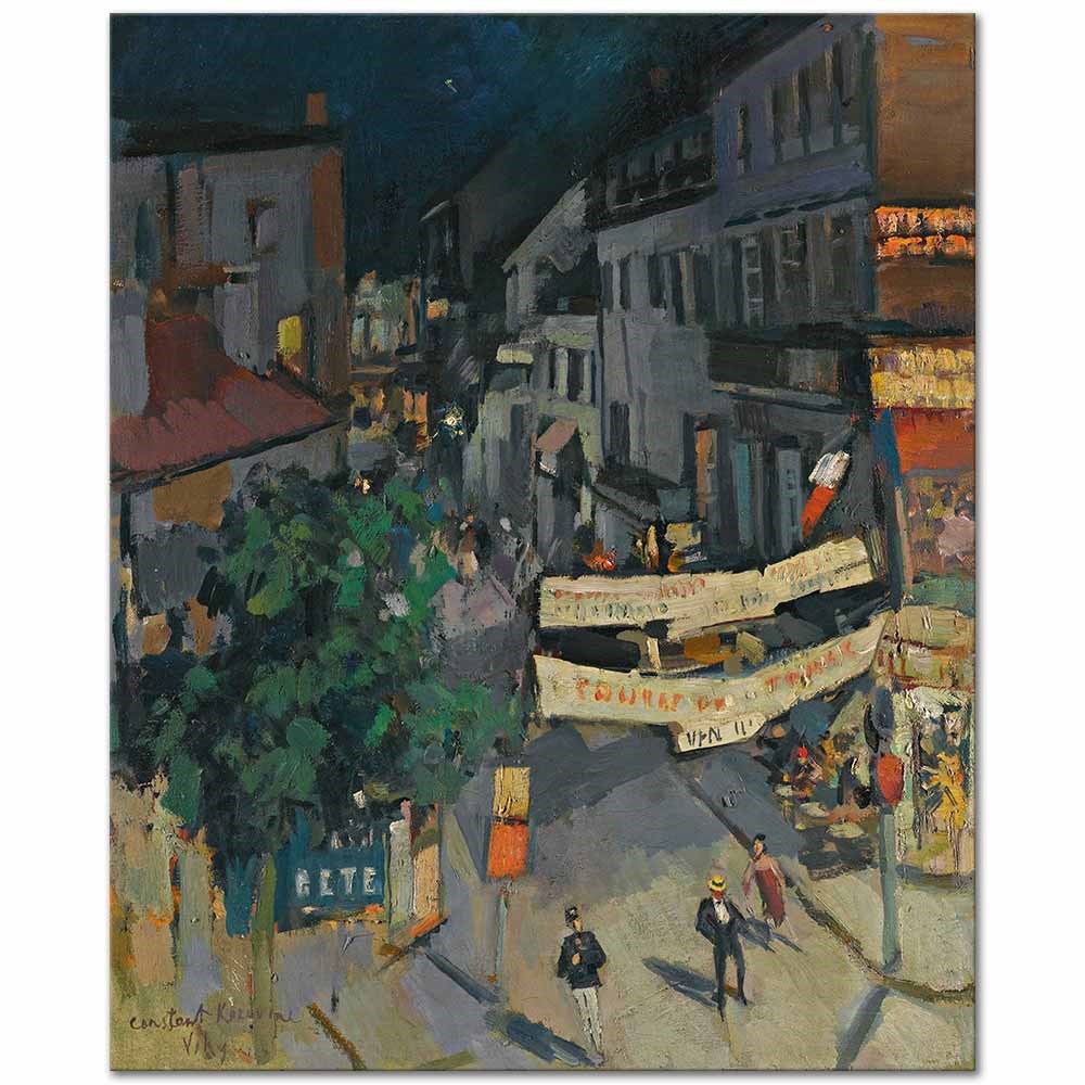 Konstantin Korovin Vichy'de Gece Kanvas Tablo