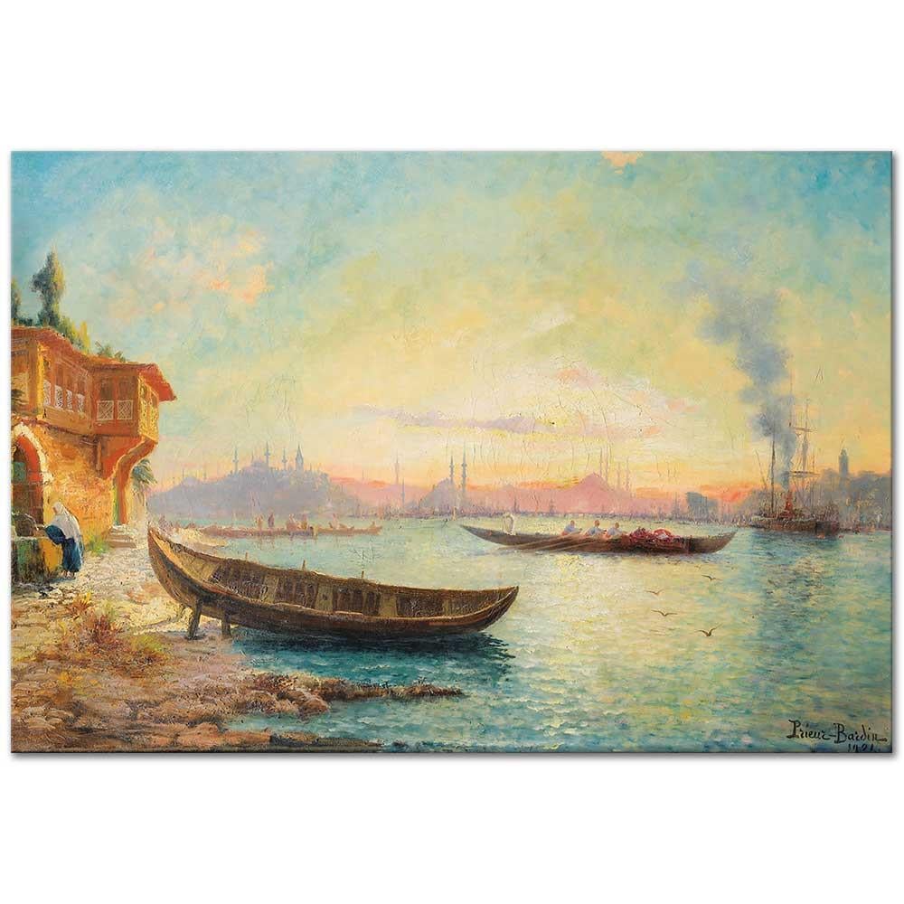 François Prieur Bardin Üsküdar'dan Kanvas Tablo