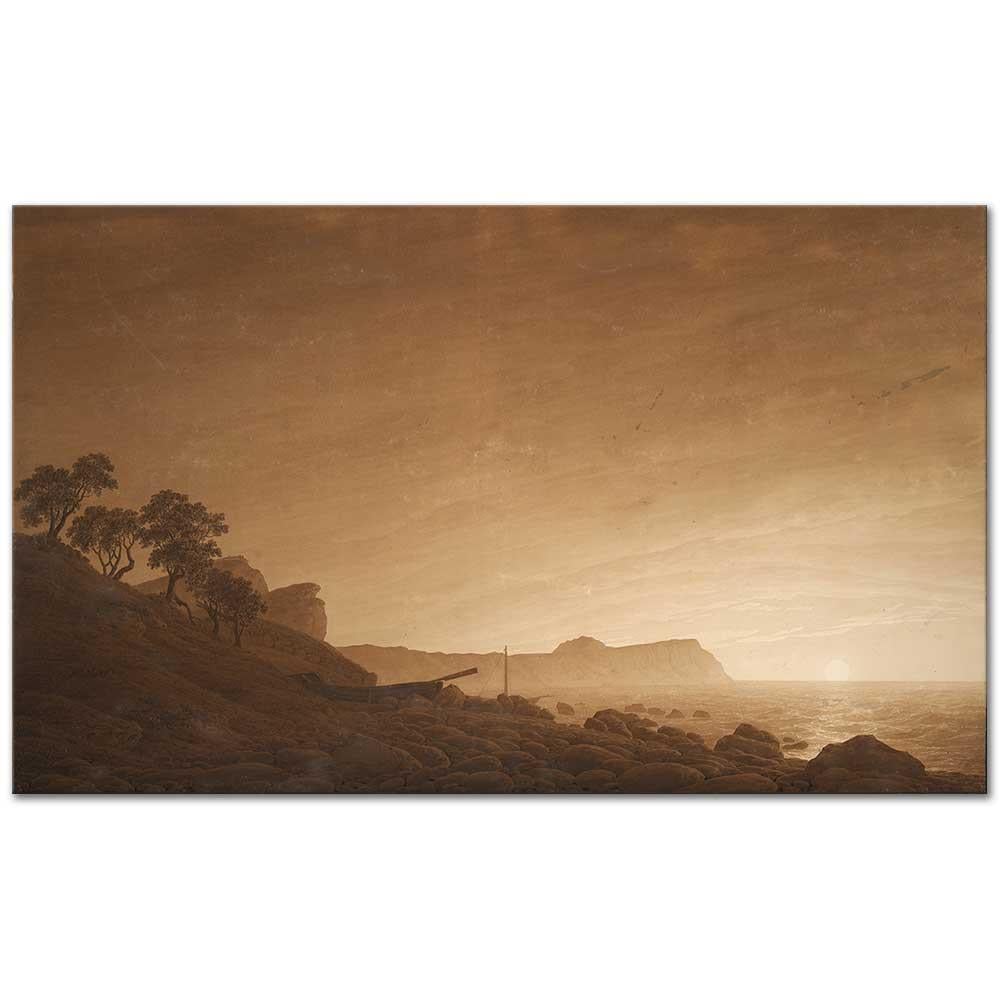 Caspar David Friedrich Ay Doğumunda Arkona Kanvas Tablo