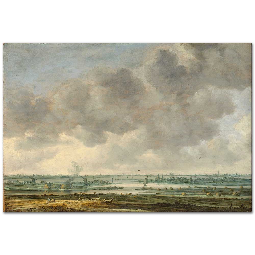 Jan van Goyen Haarlem Denizi Kanvas Tablo