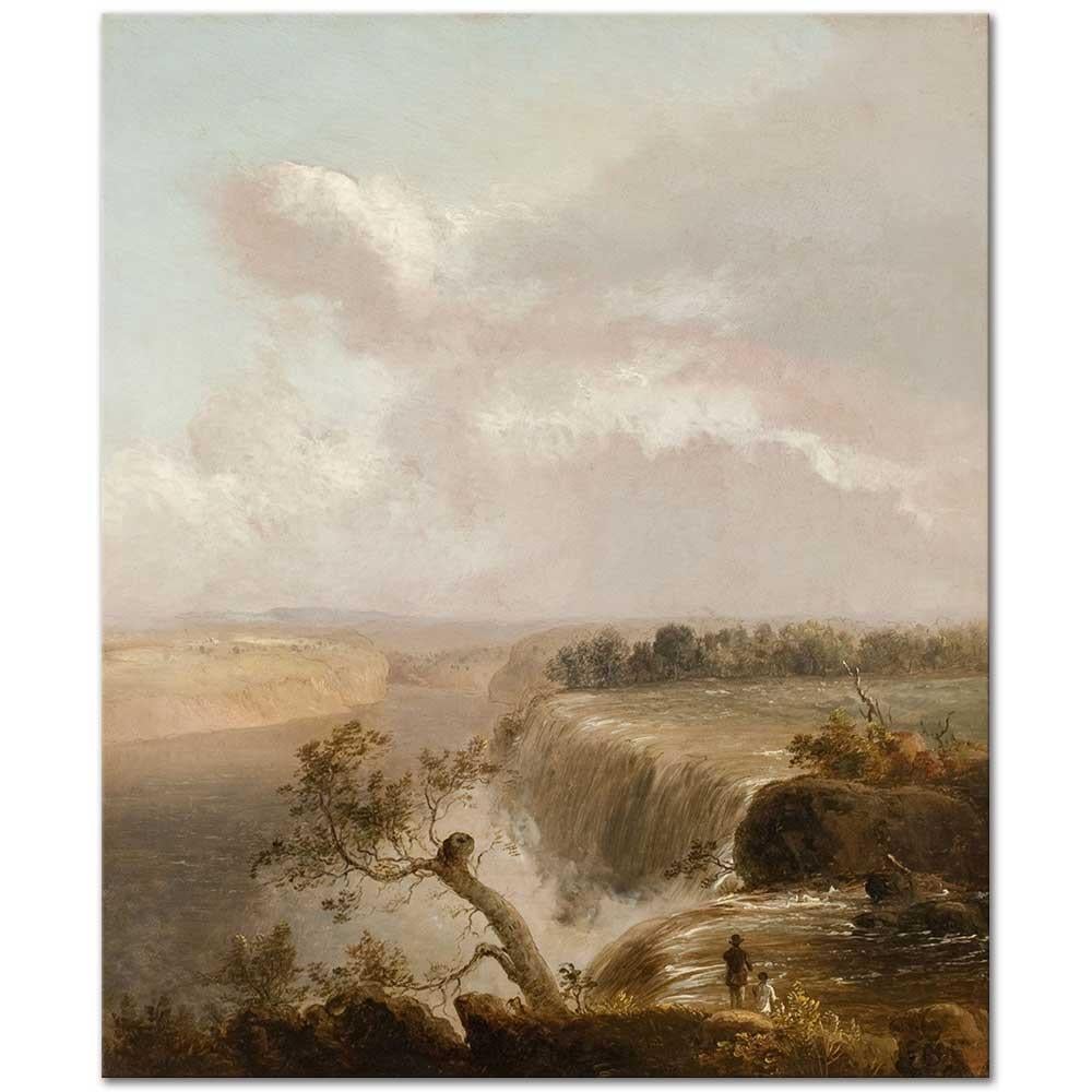 Thomas Doughty Niagara Şelalesi Kanvas Tablo