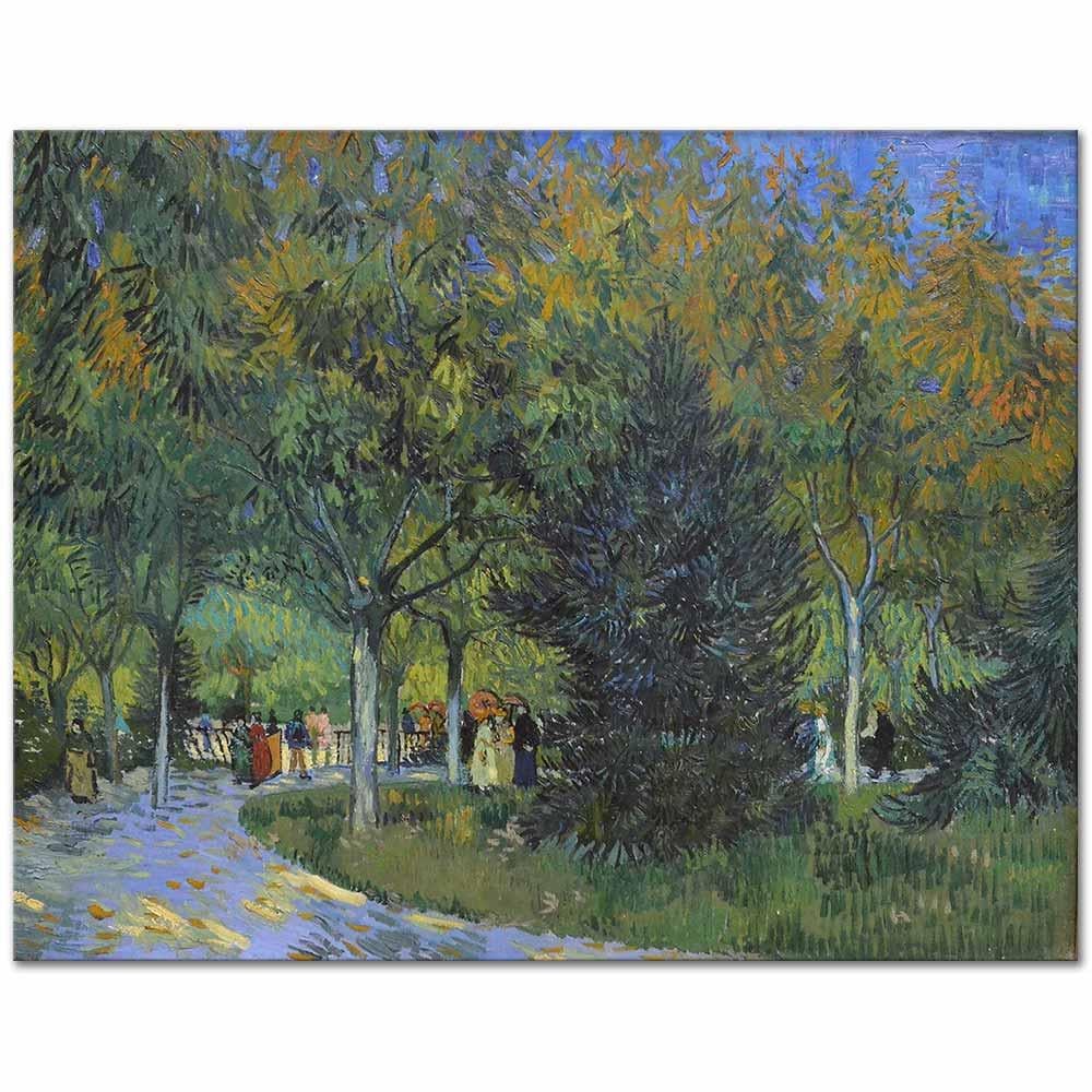 Vincent van Gogh Şairler Parkı Kanvas Tablo