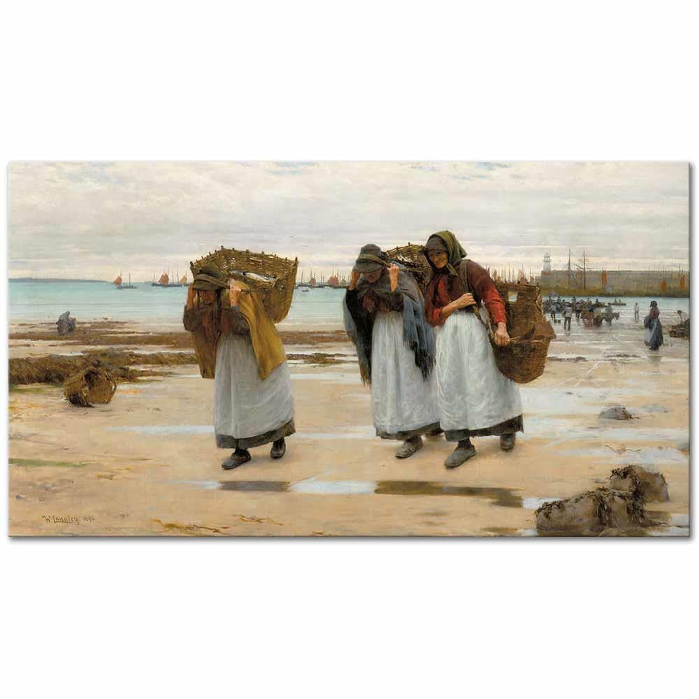 Walter Langley Maişet Kanvas Tablo