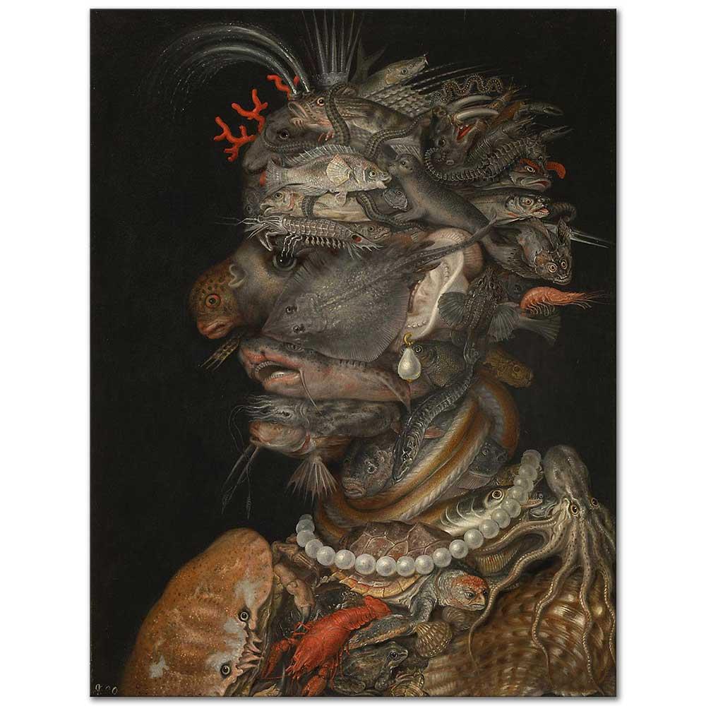 Giuseppe Arcimboldo Su Kanvas Tablo