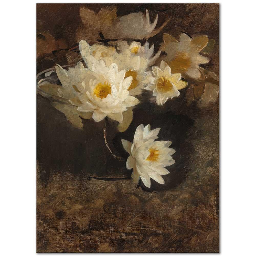 Abbott Handerson Thayer Nilüferler Kanvas Tablo