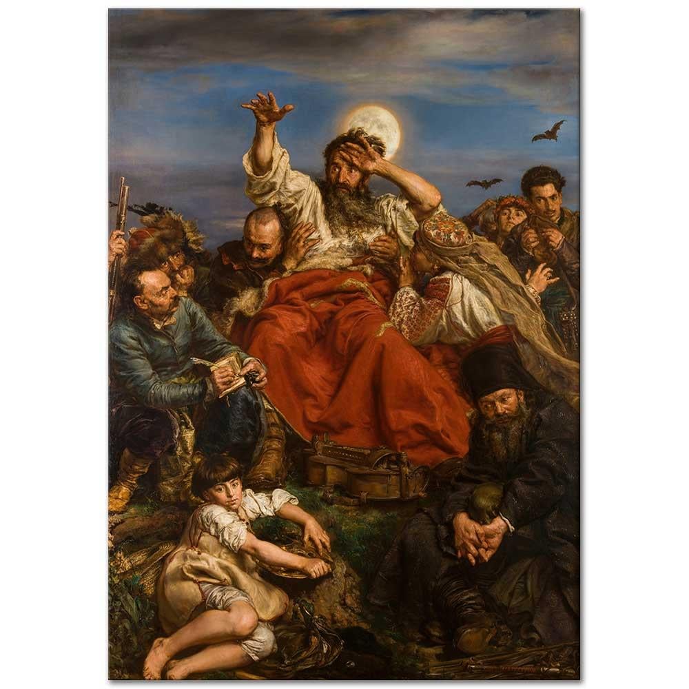 Jan Matejko Wernyhora Kanvas Tablo