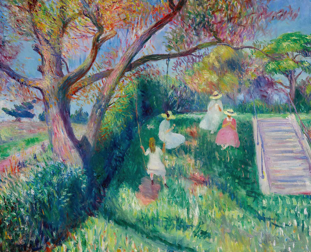 William Glackens The Swing Art Print