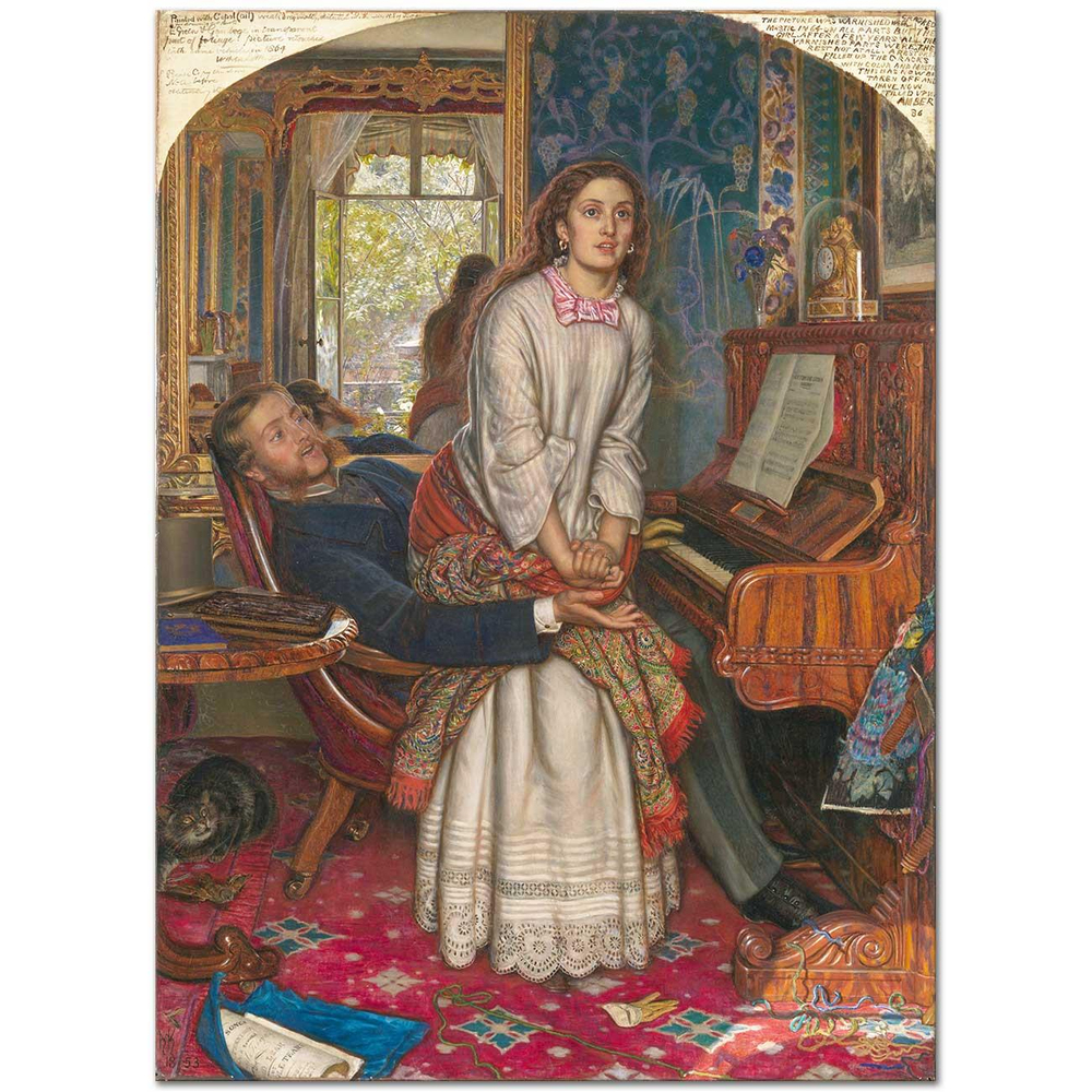 William Holman Hunt Uyanan Vicdan Kanvas Tablo