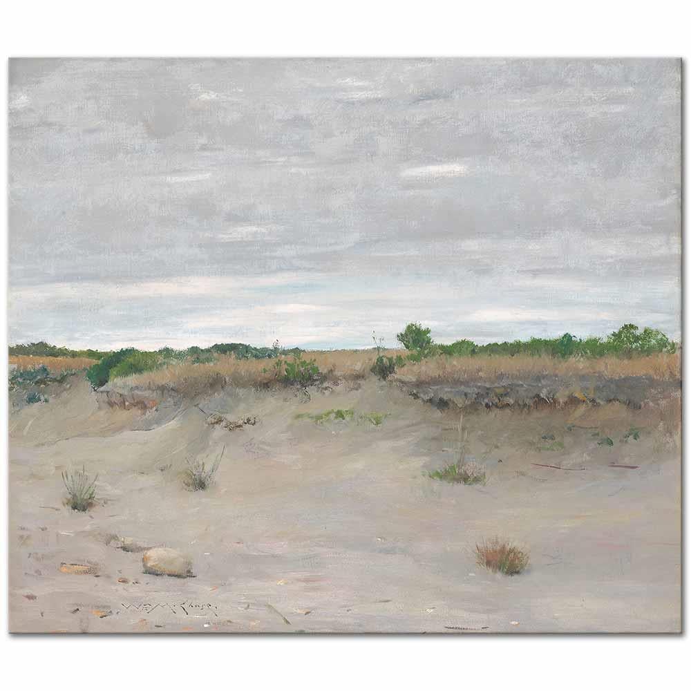 William Merritt Chase Kumları Savuran Rüzgar Kanvas Tablo