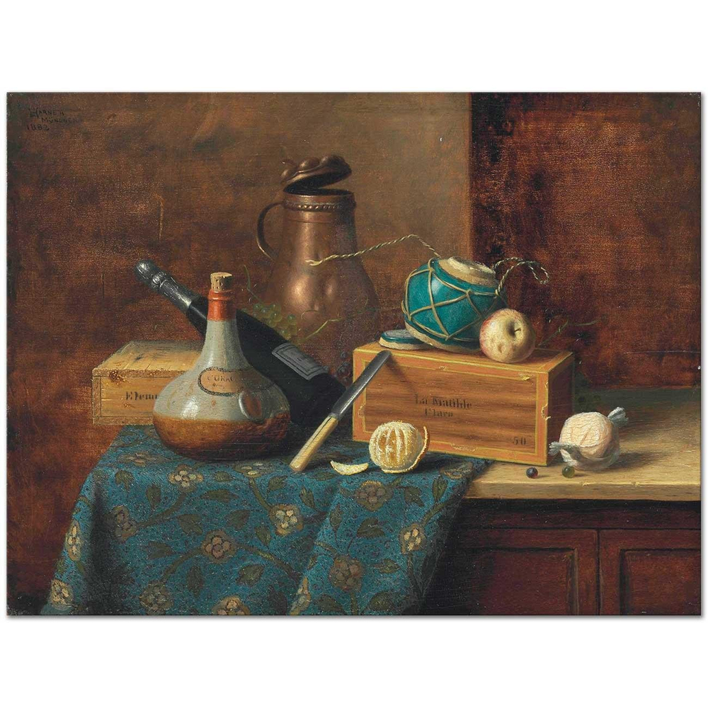 William Michael Harnett Natürmort Kanvas Tablo