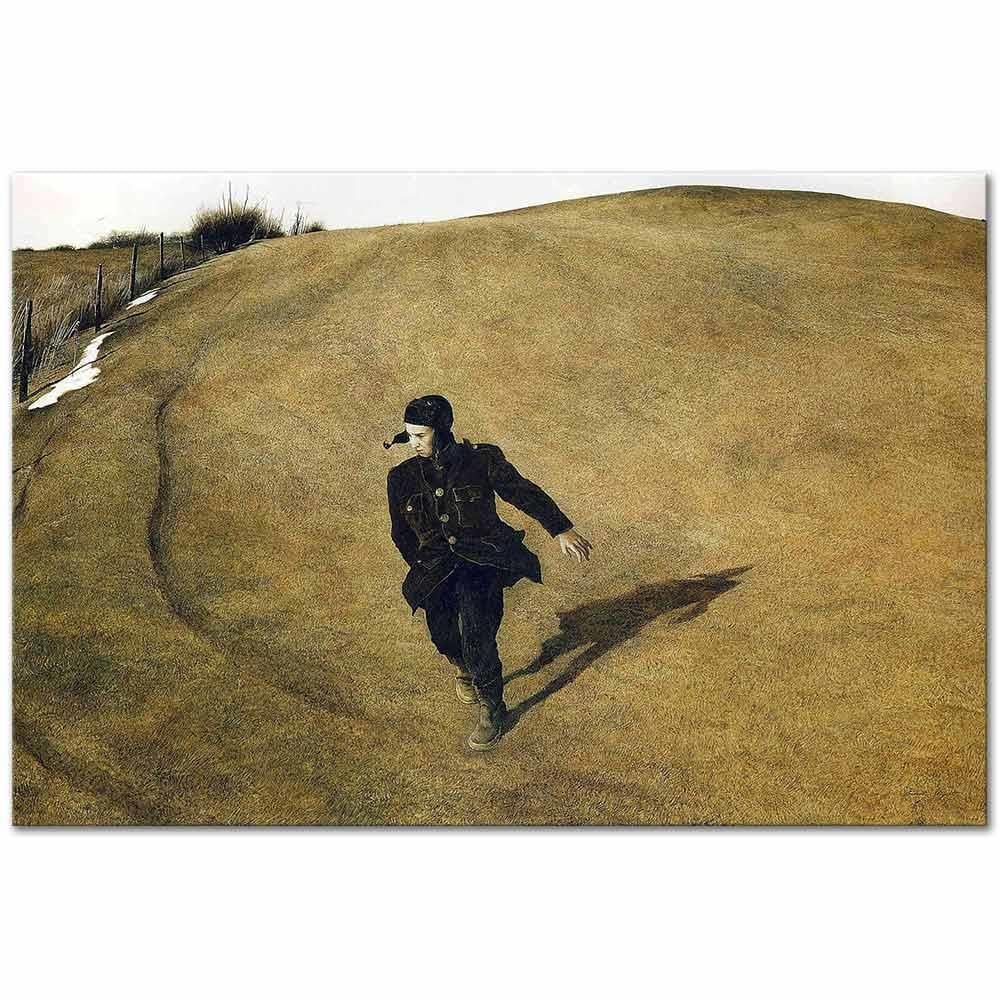 Andrew Wyeth Kış Kanvas Tablo