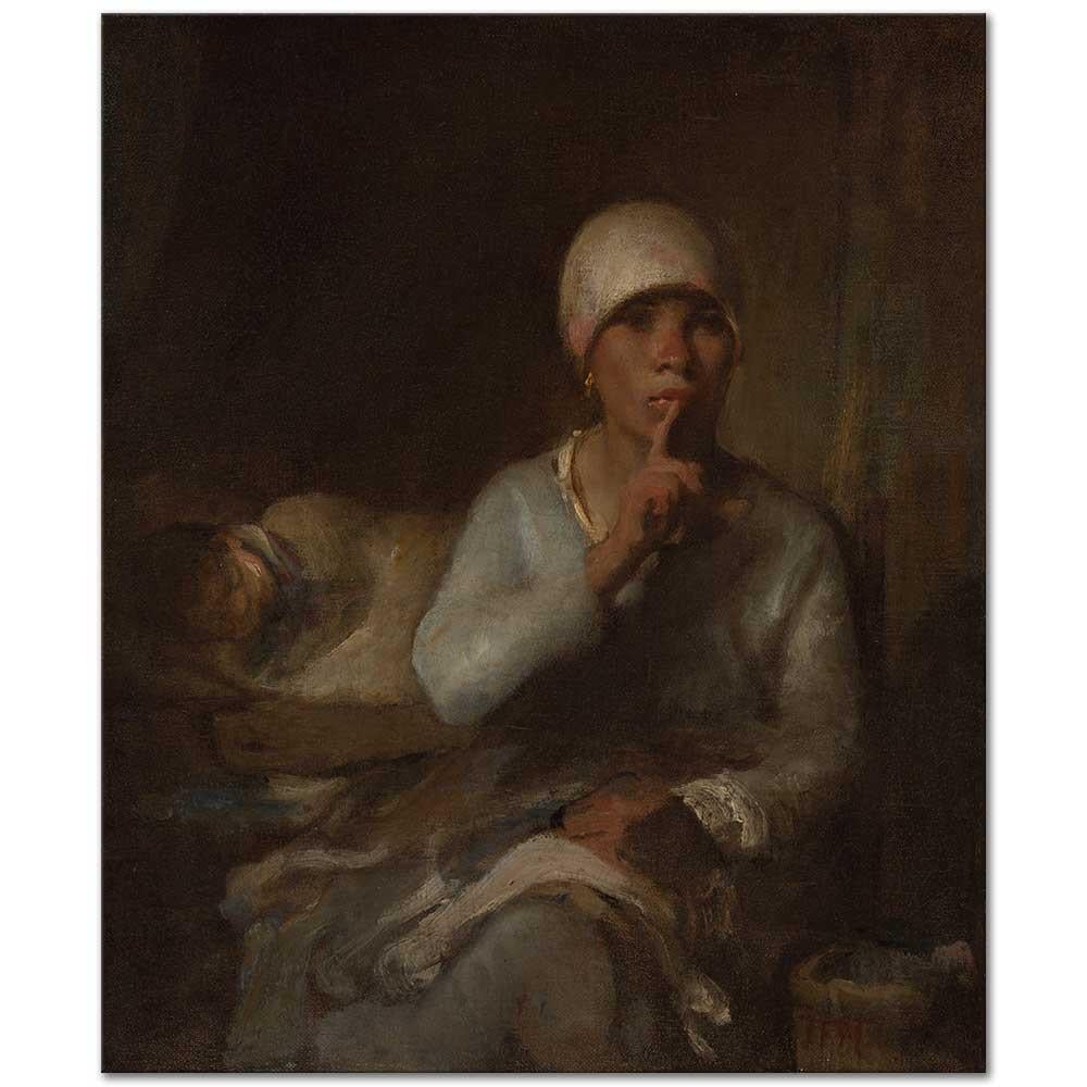 Jean-François Millet Kadın ve Çocuk (Sessizlik) Kanvas Tablo