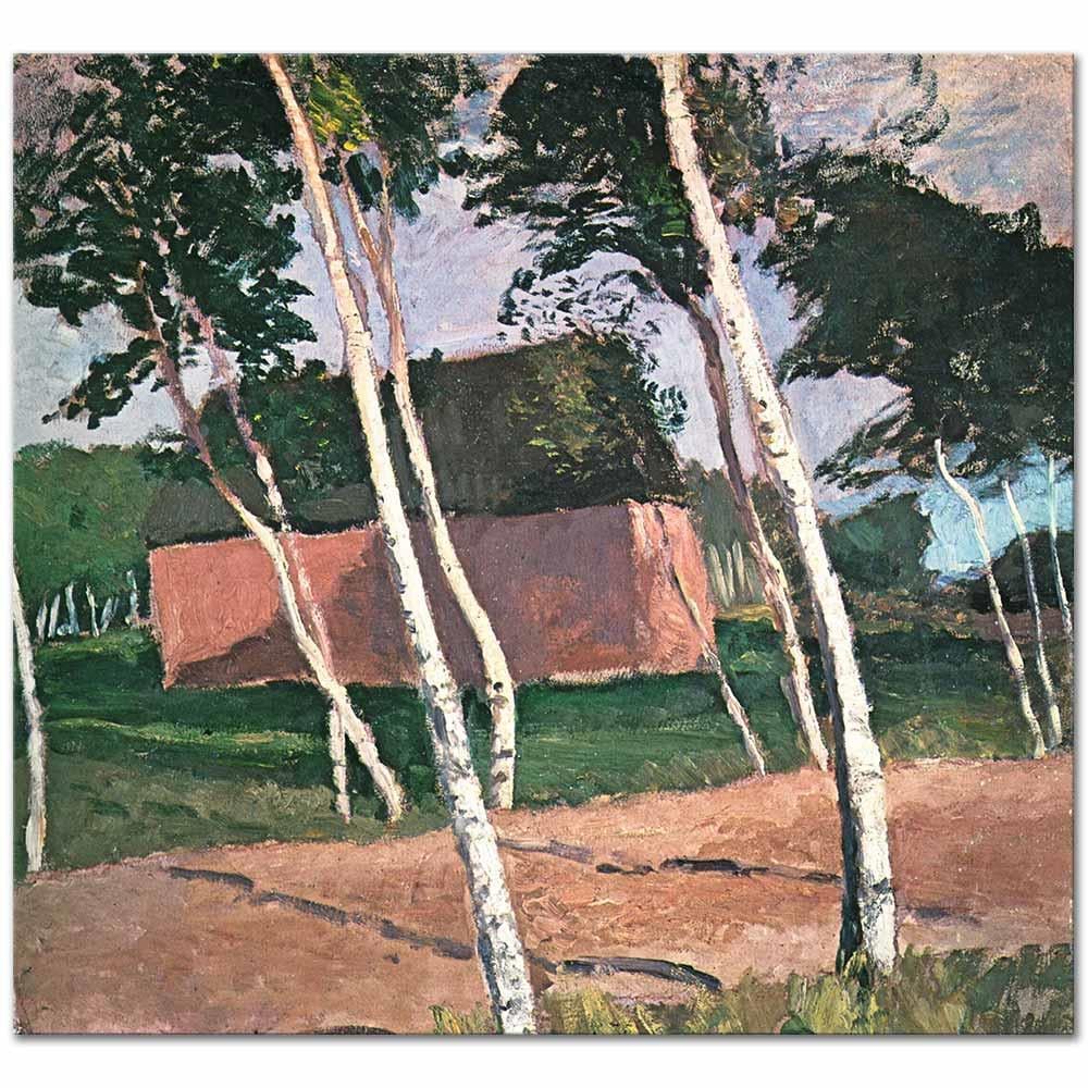 Paula Modersohn Becker Worpsweder Manzarası Kanvas Tablo