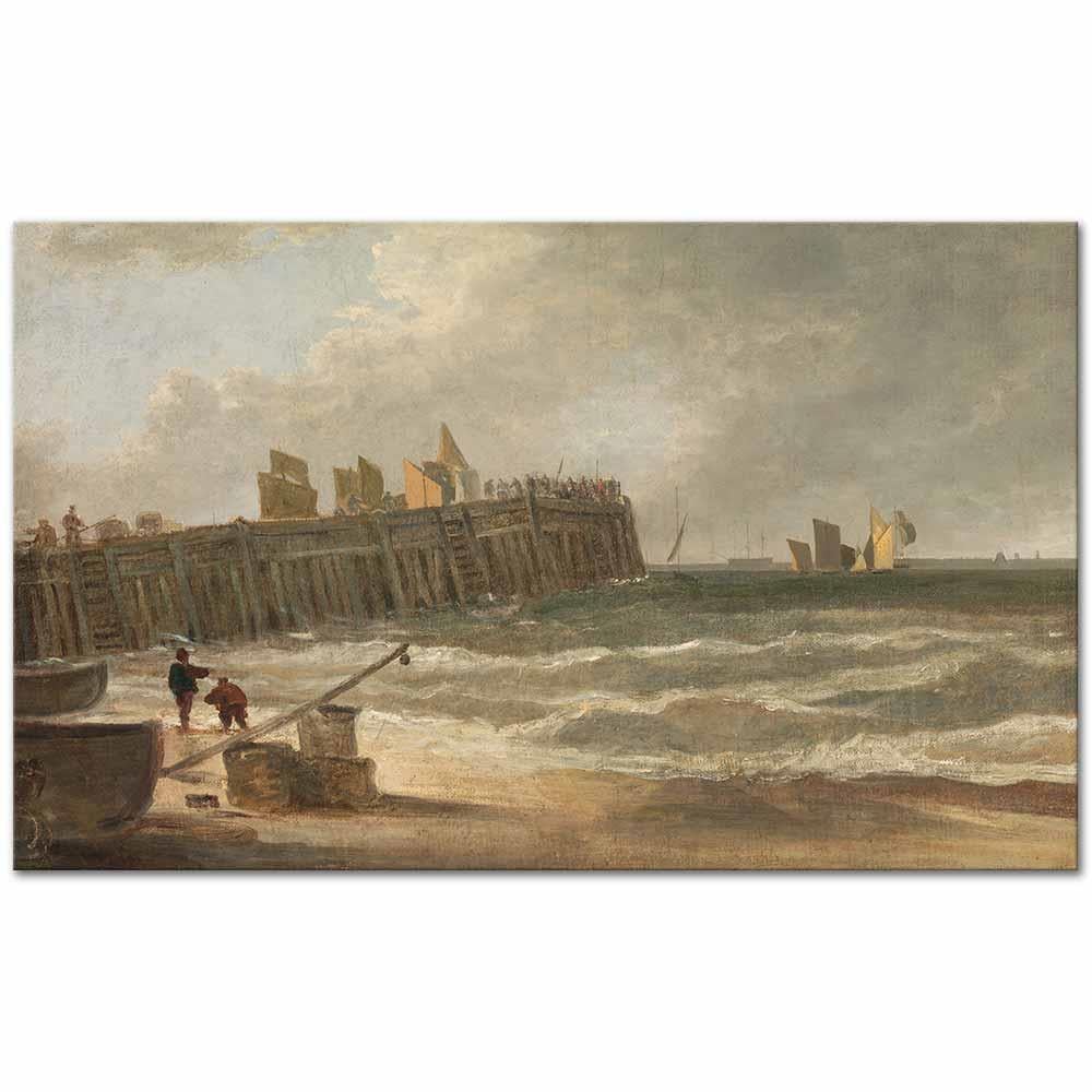 John Crome Yarmouth İskelesi Kanvas Tablo