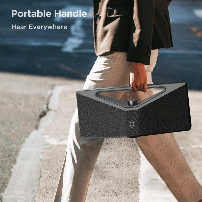 BUGANI Brief Pro Şarjlı Bluetooth Hoparlör Black/Silver