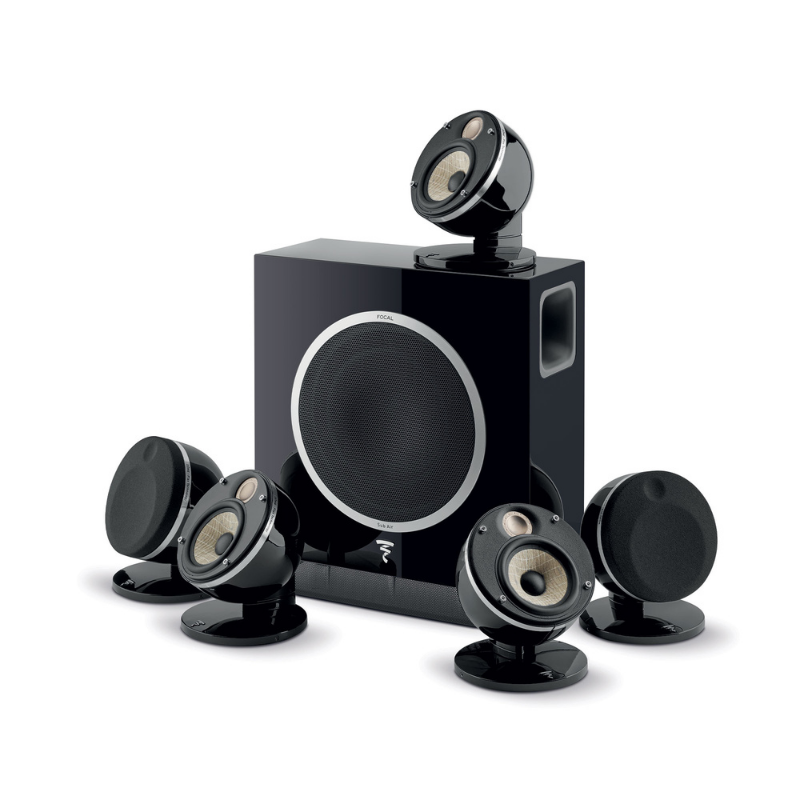 Focal Dome Flax Pack 5.1 Paket Ev Sinema Sistemi Sİyah