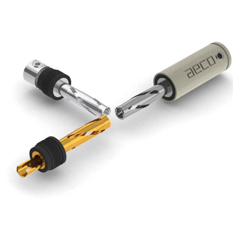 AECO ABP 1111S Silver Banana Plug 4 Adet Fiyatıdır