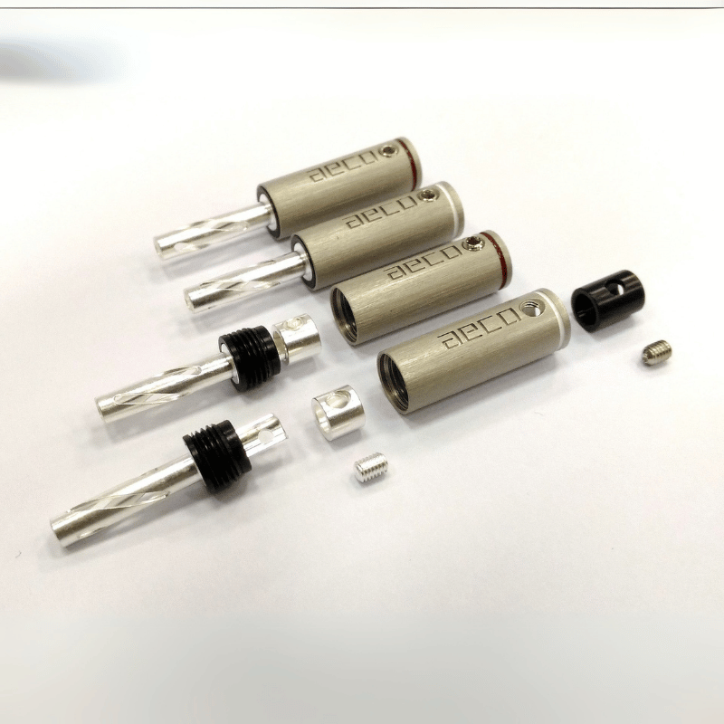 AECO ABP 1111S Silver Banana Plug 4 Adet Fiyatıdır