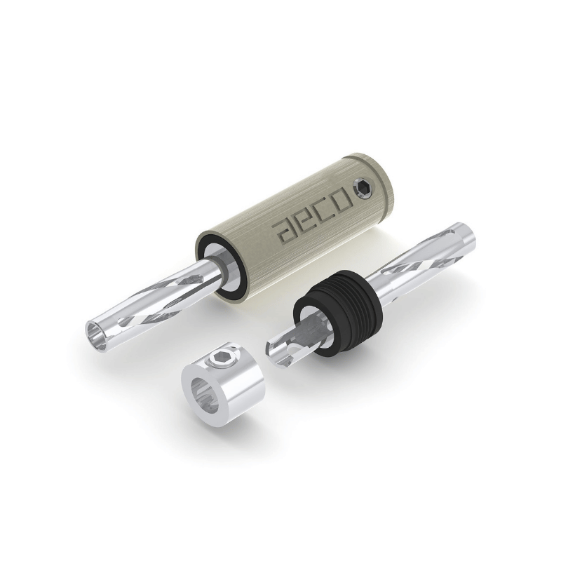 AECO ABP 1111S Silver Banana Plug 4 Adet Fiyatıdır