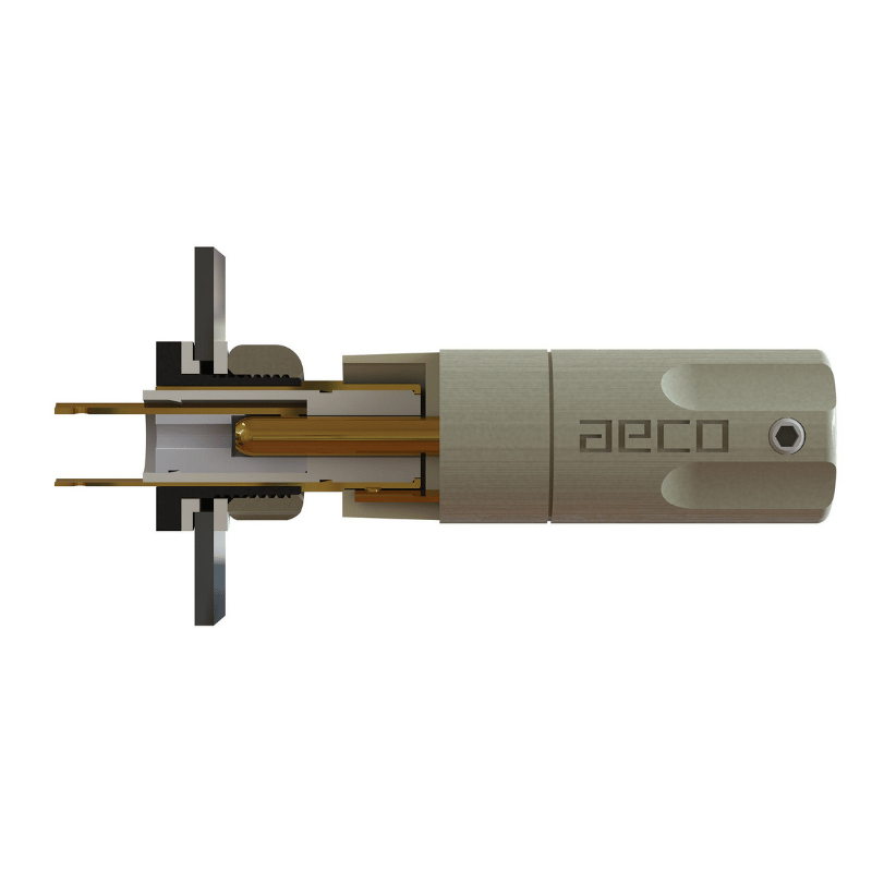 AECO ARJ 4045G Gold  RCA JACK Konnektör 2 Adet Fiyatıdır