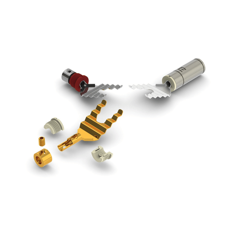 AECO ASP 1931G Gold Spade Konnektör 4 Adet Fiyatıdır