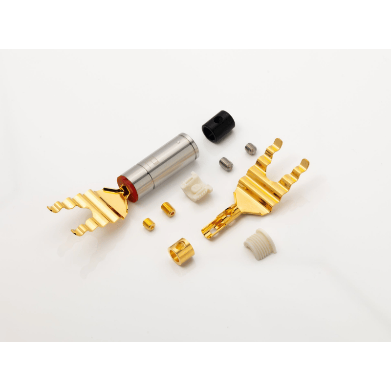 AECO ASP 1931G Gold Spade Konnektör 4 Adet Fiyatıdır