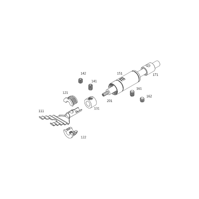 AECO ASP 1931G Gold Spade Konnektör 4 Adet Fiyatıdır