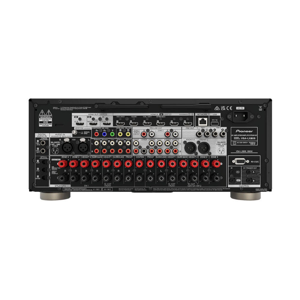 Pioneer VSA LX805 150 Watt 11.4 Kanal Ev Sinema Amplifikatörü