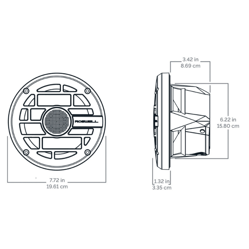 Roswell R 6.5 Marine Hoparlör Çift Fiyatıdır