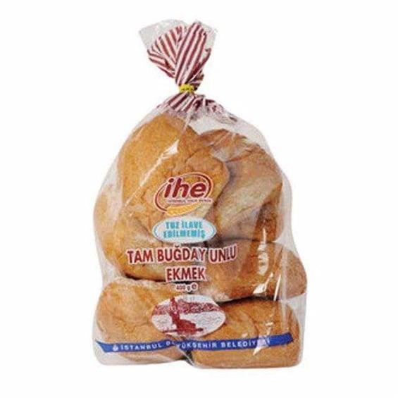 IHE Tam Buğday Unlu Tuz İlave Edilmemiş Ekmek 400 gr