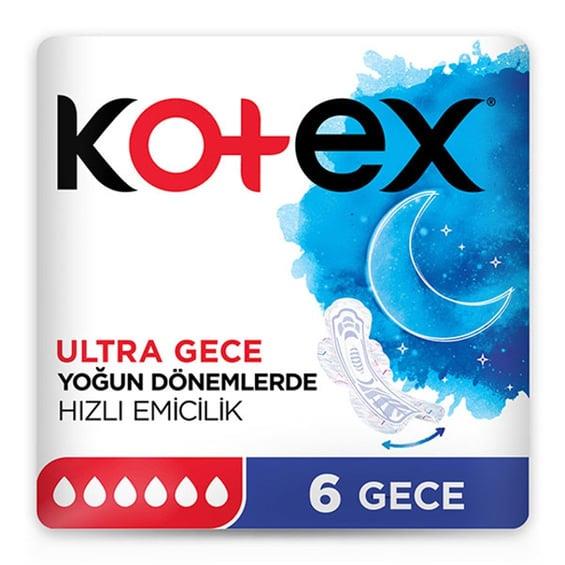 Kotex Natural Ultra Tekli Paket Gece 6'lı