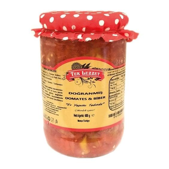 Tek Lezzet Doğranmış Domates ve Biber (Menemen) 600 gr