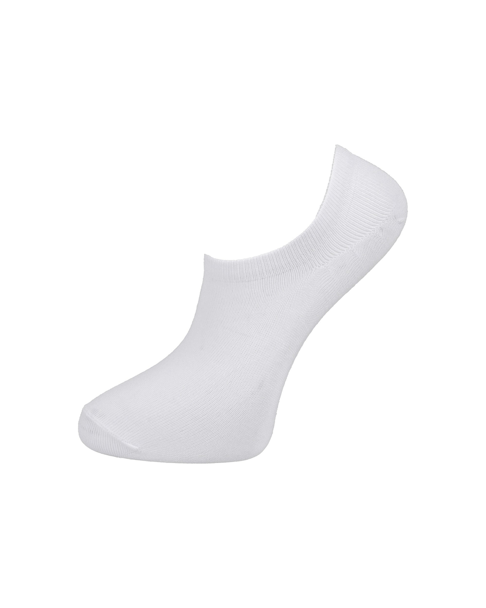 Unisex Görünmez Pamuk Çorap 3lü Paket Beyaz