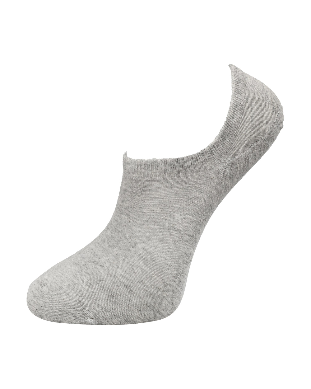 Unisex Premium Dikişsiz Görünmez Çorap Gri