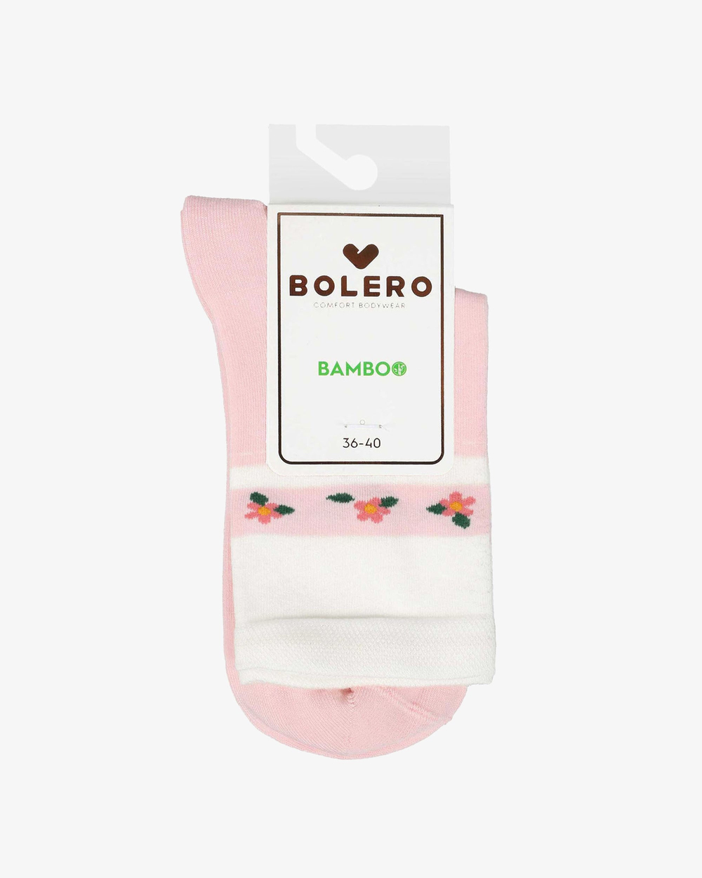 Kadın Premium Dikişsiz Bambu Çorap Konç Çember Pembe