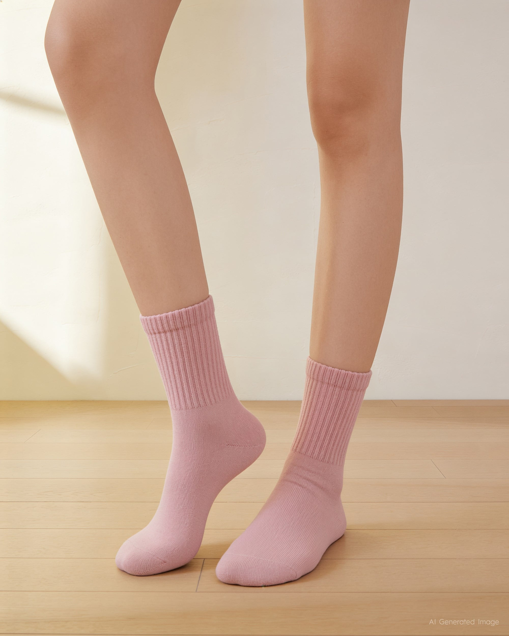 Unisex Fitilli Tenis Çorabı Pembe