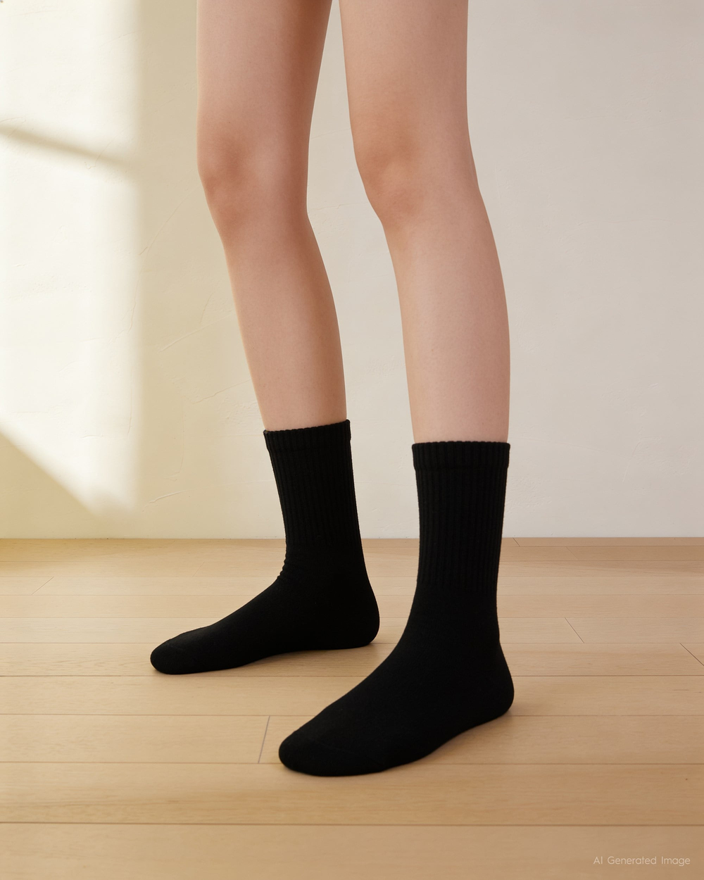 Unisex Fitilli Tenis Çorabı Siyah