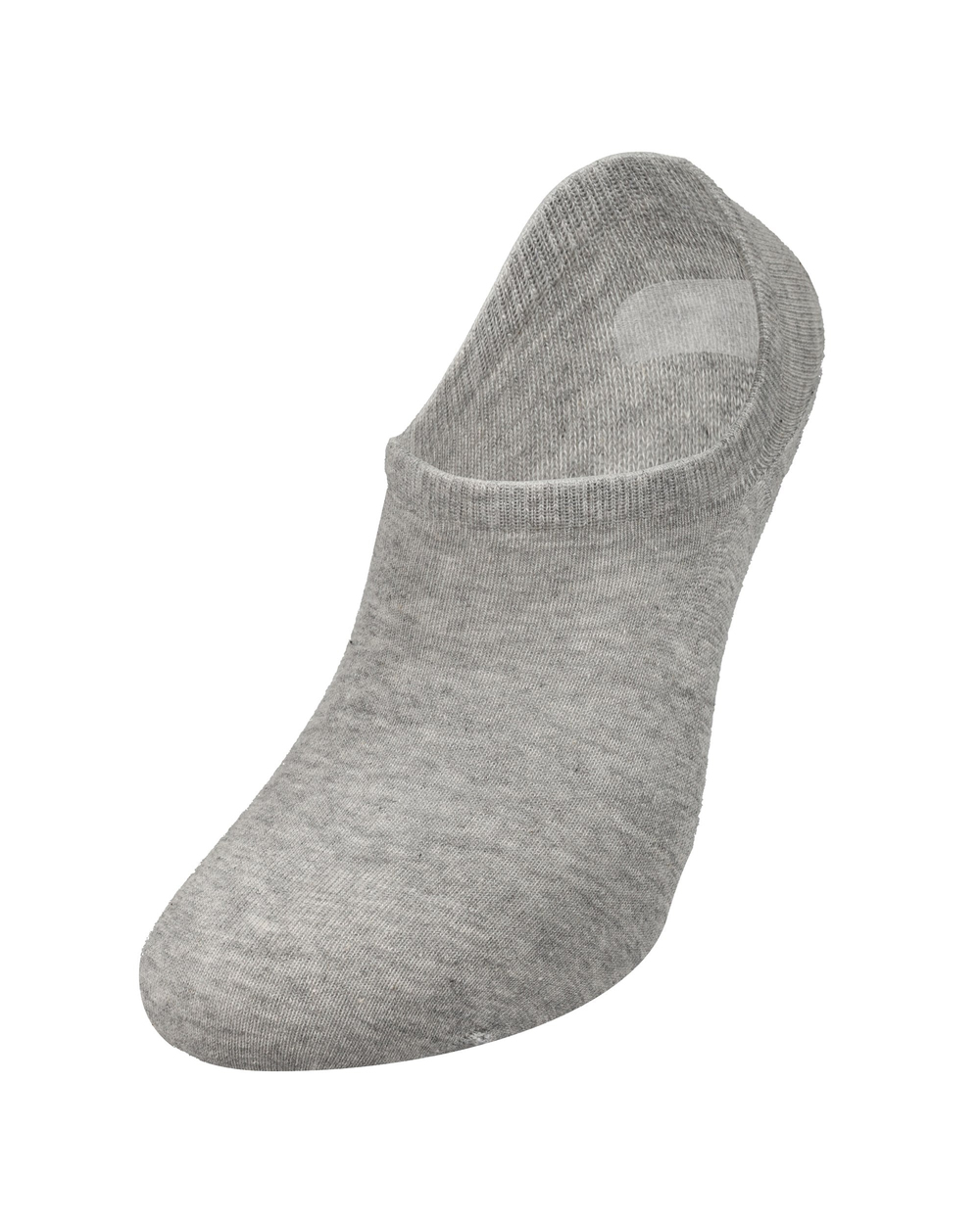 Unisex Premium Dikişsiz Görünmez Çorap Gri