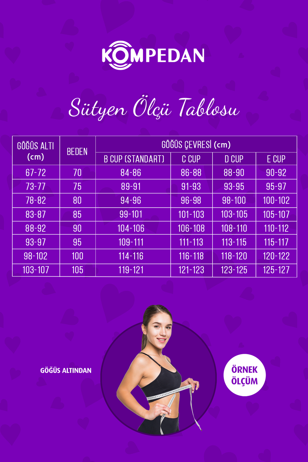 Kadın C Kap Desteksiz Sütyen | Camel  7900