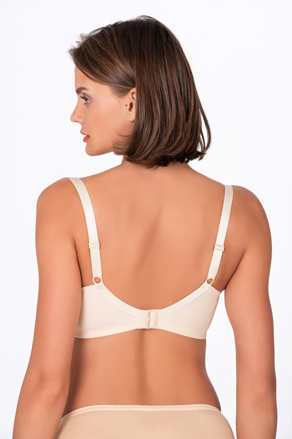 	Kadın Tül Detay Toparlayıcı Sütyen | Ten 706