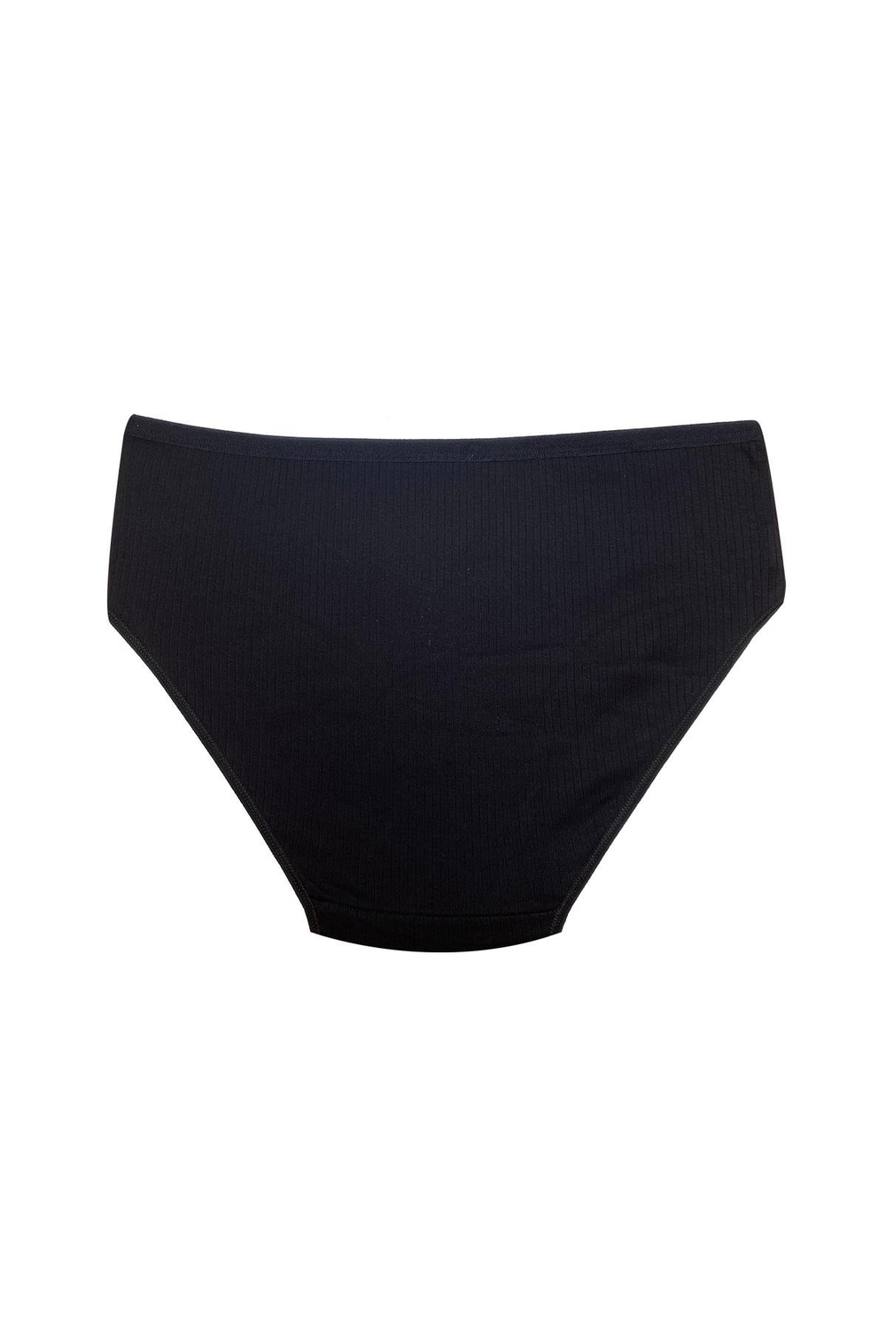 3lü Pamuklu Bato Ribana| Siyah 0305