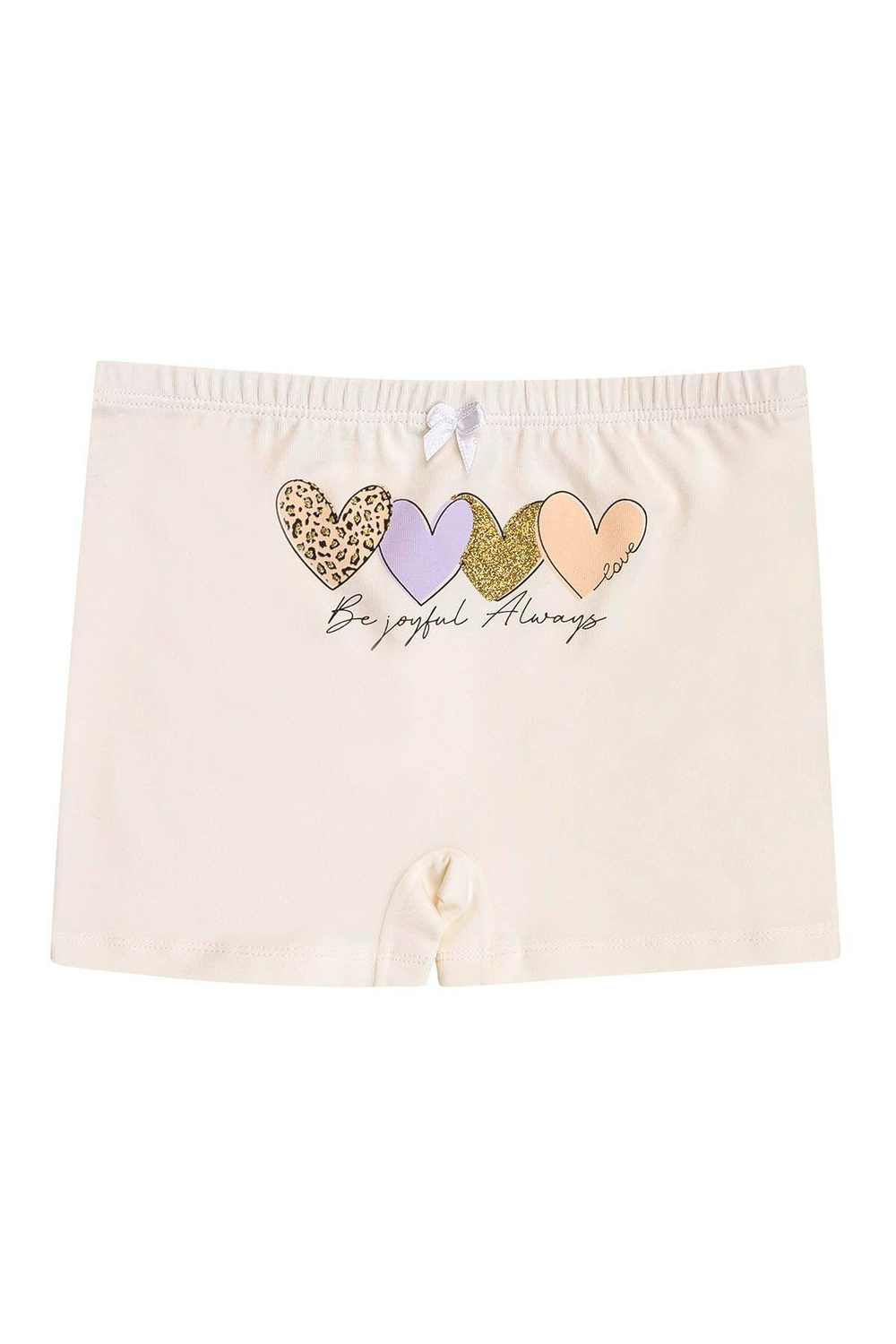 5li Paket Kız Çocuk Karışık Desenli Pamuklu Yumuşak Şort Boxer | 41602