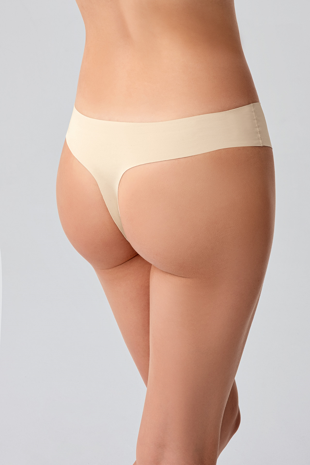 Kadın String Lazer Kesim Slip Külot | Ten 9207