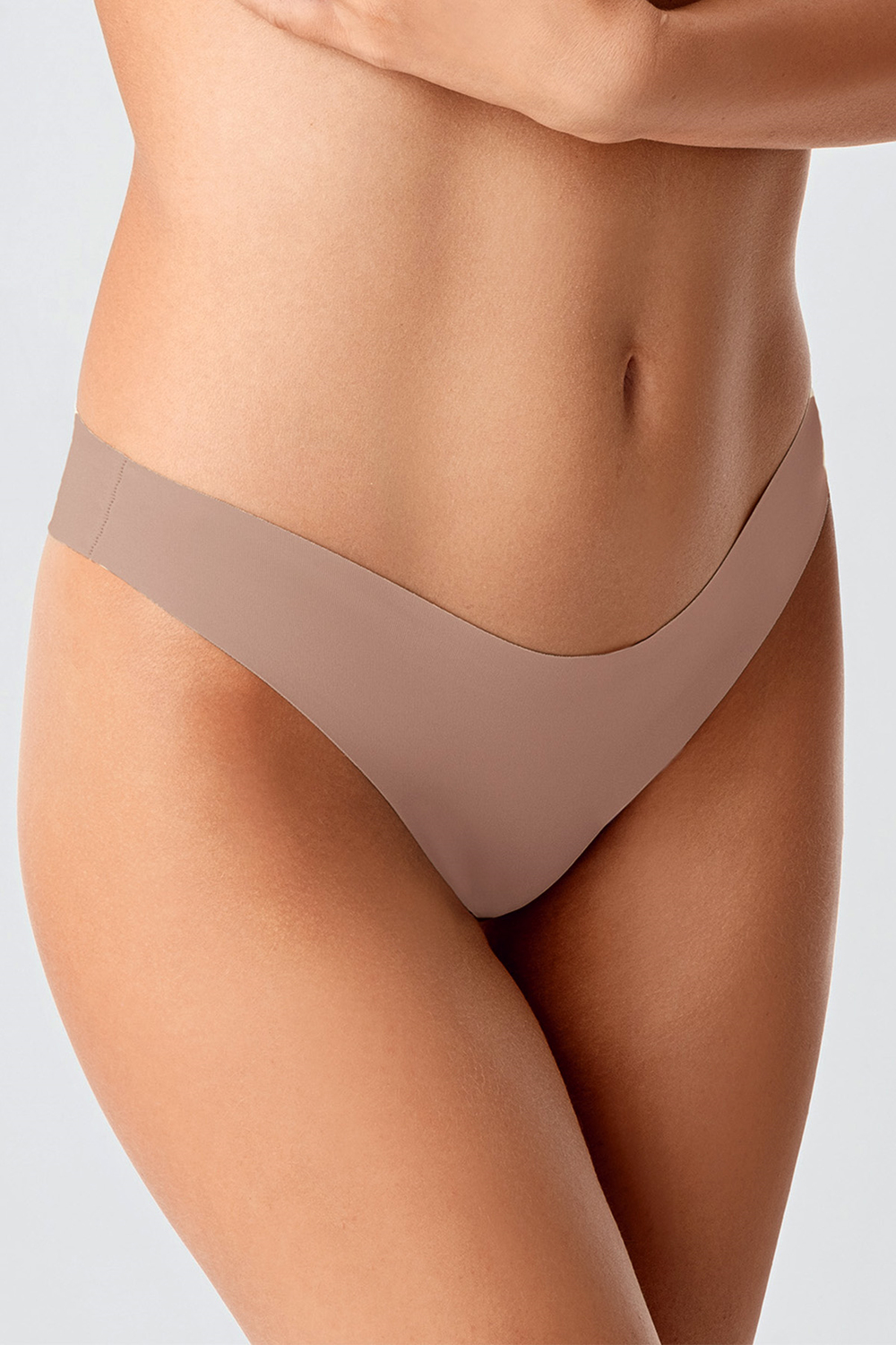 Kadın Dikişsiz Lazer Kesim Brazilian Külot | Cappuccino 9204